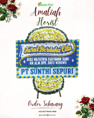 Papan Bunga Duka di Jatingaleh