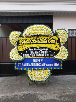 Papan Bunga Duka di Jatingaleh